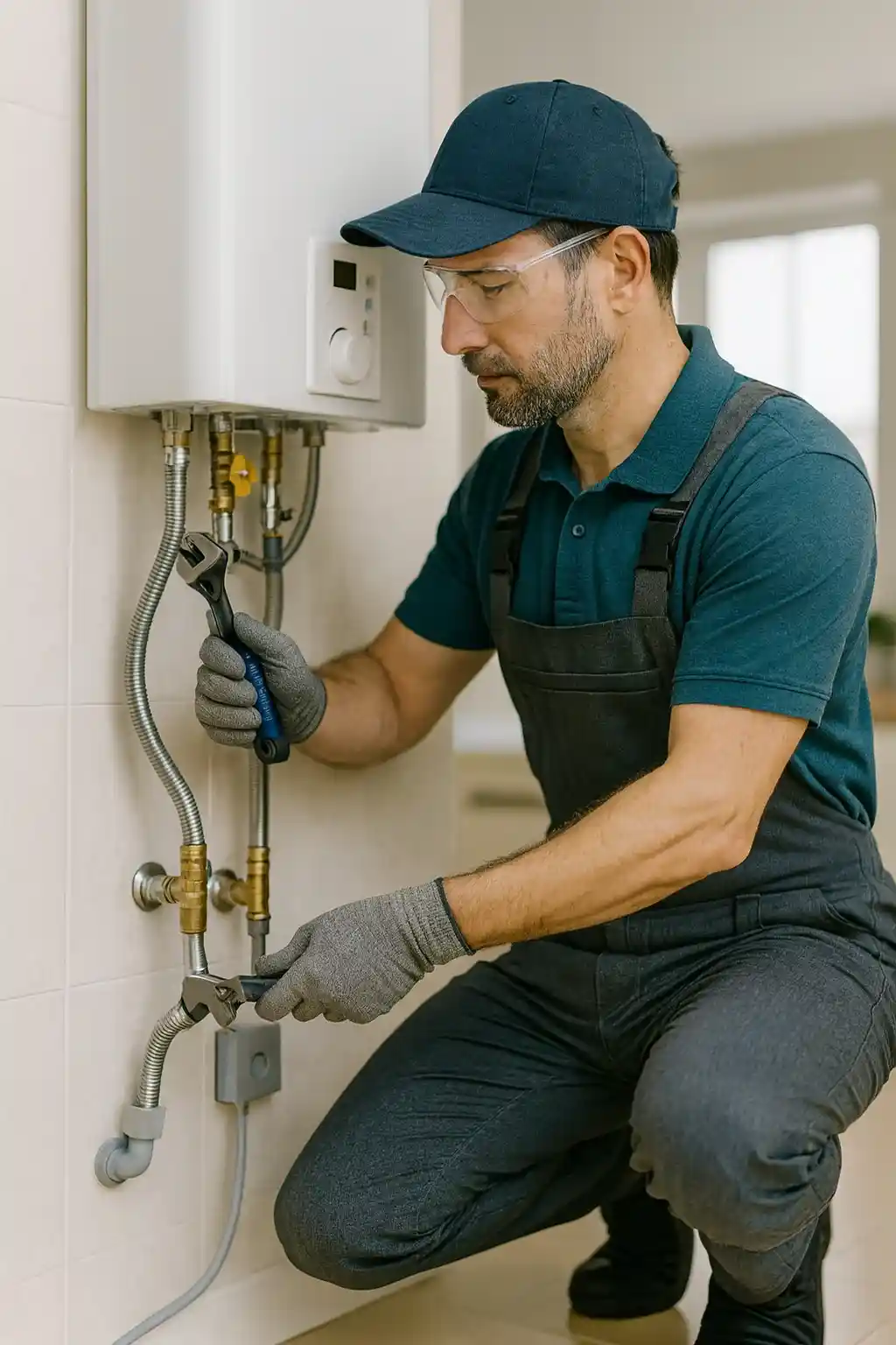 Instala&ccedil;&atilde;o de aquecedor